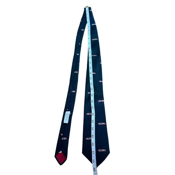 Classic Men’s Neck Tie with Embroidered Packards - Picture 2 of 7